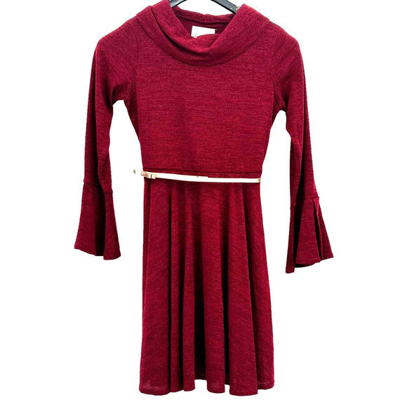 Rare Editions Big Girl Hacchi Cowl Neck Skater Dress Size 16 NWT - Picture 6 of 9